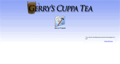 Desktop Screenshot of gerryscuppatea.org